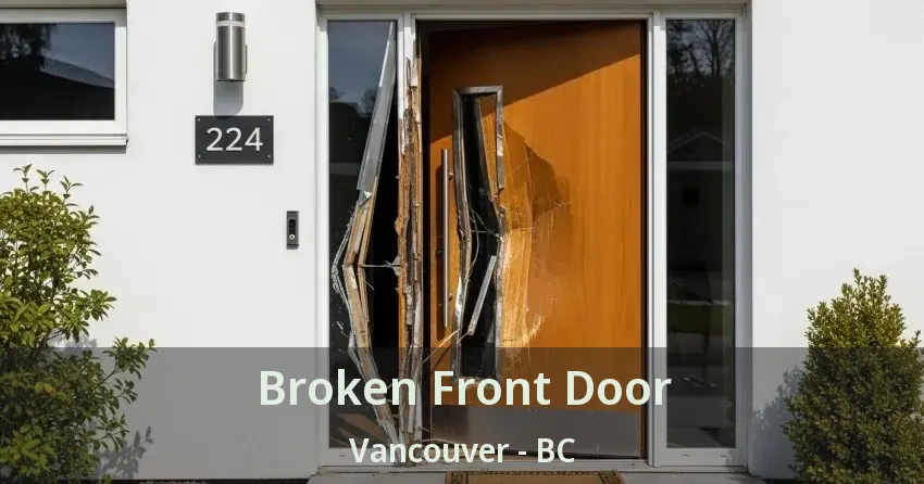Broken Front Door Vancouver - BC