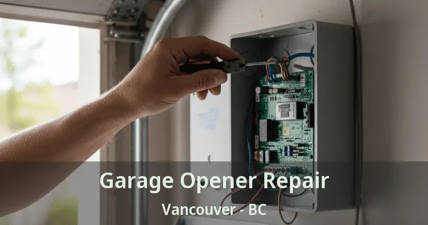 Garage Opener Repair Vancouver - BC