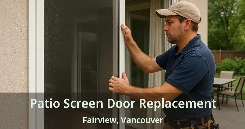 Patio Screen Door Replacement Fairview, Vancouver - BC